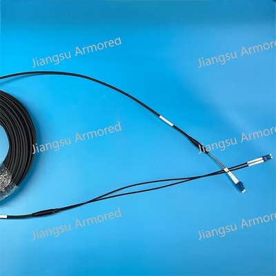 2F SM Armored Patch Cord CPRI DLC 0.1M DLC 0.5M 5.0mm Black LSZH FTTA Patch Jumper