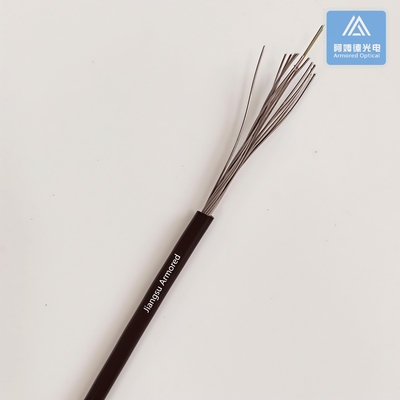 4 Cores  Water Blocking Armored Fiber Cable Steel Wire Stranded Seamless Tube