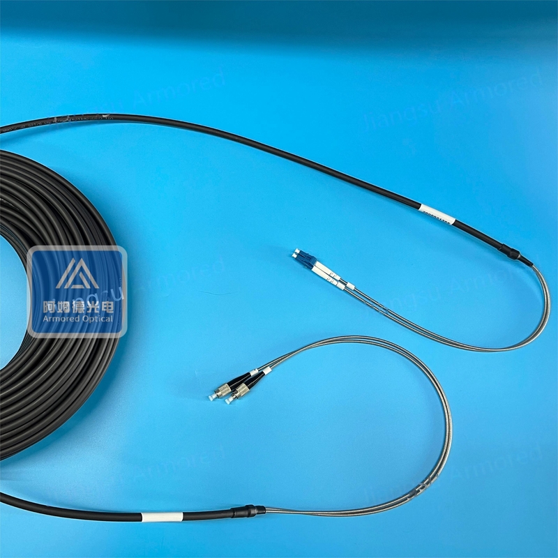 2f Armored Fiber Patch Cable CPRI 7.0mm SM LSZH BBU RRU DLC And FC Connectors