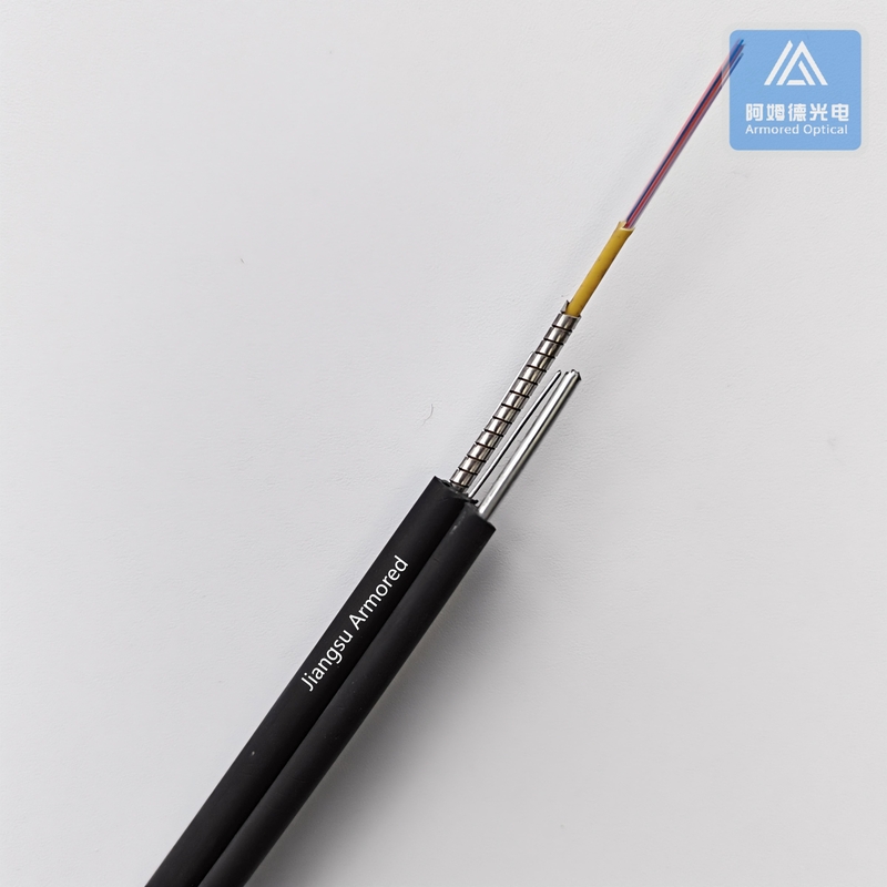 G657A 10.0x6.0mm 12 Core Armored Fiber Optic Cable