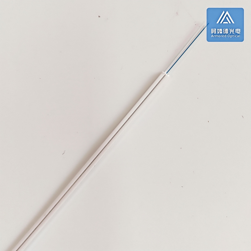 Simplex SM Drop Cable 3.0x2.0mm White LSZH  FTTH Indoor Fiber Optic Cable