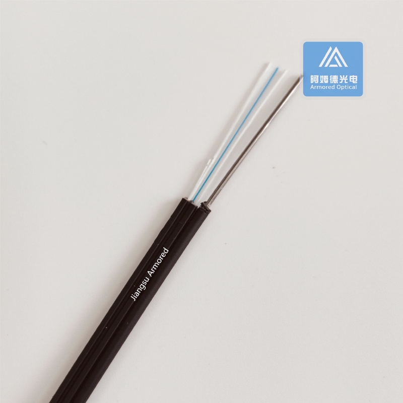 Simplex SM Drop Cable 5.0x2.0mm Black LSZH  Indoor Fiber Optic Cable FTTH