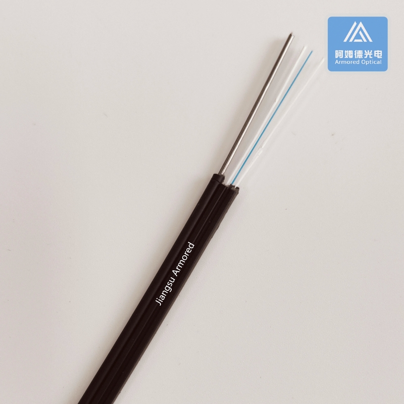 Simplex SM Drop Cable 5.0x2.0mm Black LSZH  Indoor Fiber Optic Cable FTTH